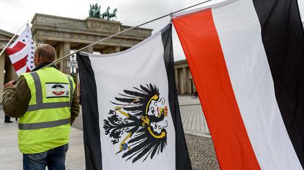 Reichsbürger-Demo am Brandenburger Tor