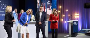 Auf dem Digitalgipfel 2022 hatte Innenministerin Nanca Faeser (SPD) noch gut lachen. Den Bundesländern ist die Freude hingegen vergangen.