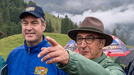 Als Bundeslandwirtschaftsminister hat Cem Özdemir auch Bayern und Markus Söder besucht.