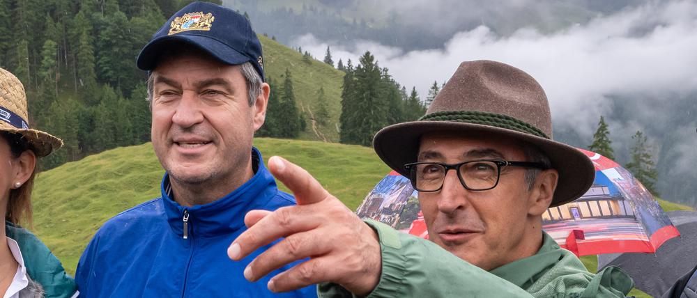 Als Bundeslandwirtschaftsminister hat Cem Özdemir auch Bayern und Markus Söder besucht.