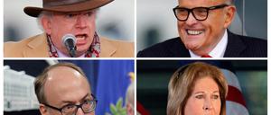 John Eastman, Jeffrey Clark, Sidney Powell und Rudy Giuliani. (Archiv) 