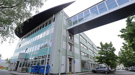 Der vorübergehende Sitz der Potsdamer Stadtverwaltung an der Edisonallee in Zentrum-Ost. 