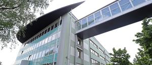Der vorübergehende Sitz der Potsdamer Stadtverwaltung an der Edisonallee in Zentrum-Ost. 