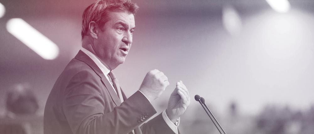 Wenn es um die K-Frage der Union geht, ist auch mit dem bayerischen Ministerpräsidenten Markus Söder zu rechnen. 