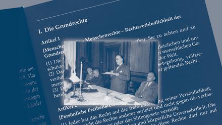 Andere Zeiten. Der Verfassungskonvent wurde bei Kerzenschein eröffnet - das elektrische Licht im Herrenchiemseer Schloss war eher schwach.