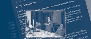 Andere Zeiten. Der Verfassungskonvent wurde bei Kerzenschein eröffnet - das elektrische Licht im Herrenchiemseer Schloss war eher schwach.