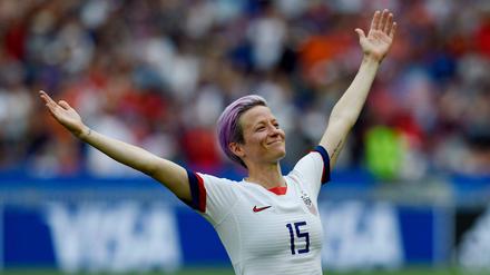Der legendäre Jubel von Megan Rapinoe beim Sieg der WM 2019. 