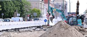 Auf der Breiten Straße wird weiterhin gebaut.