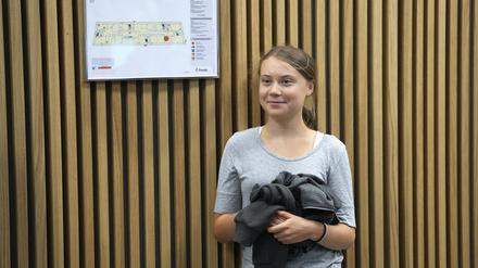 Greta Thunberg, Klimaaktivistin aus Schwden.