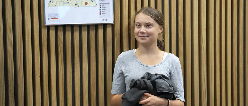 Greta Thunberg, Klimaaktivistin aus Schwden.