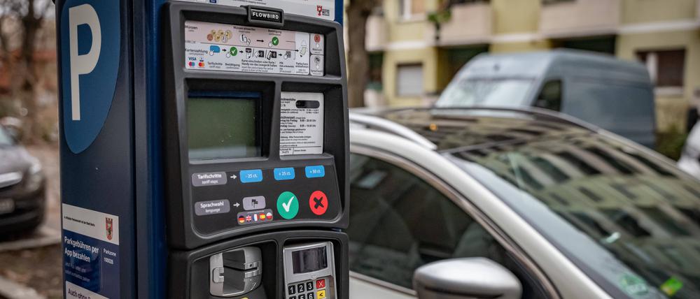 Parkautomat in Berlin.