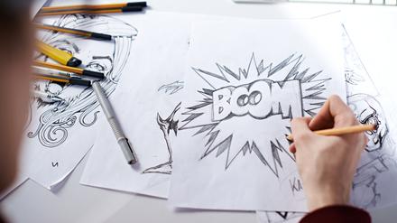 Im Gegensatz zu anderen Ländern können in Deutschland bislang nur wenige Comiczeichner von ihrer Arbeit leben.