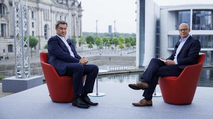 CSU-Chef Markus Söder im ARD-Sommerinterview