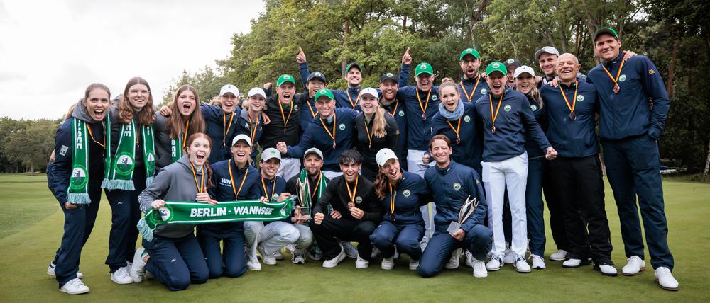 Die Teams vom Golf- und Landclub Berlin-Wannsee durften am Ende jeweils den dritten Platz bejubeln.