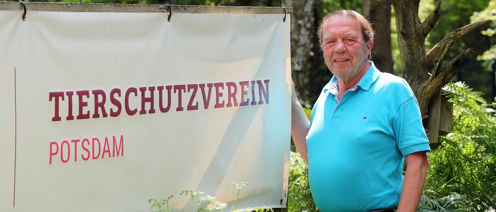 Günter Hein ist Vereinsvorsitzender des Tierschutzvereins in Potsdam.