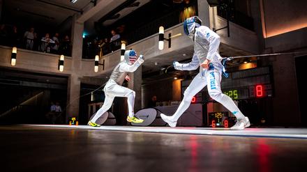 Vor Kurzem waren die besten Florettfechter der Welt noch in Mailand bei der Fecht-WM gefordert. Am Sonnabend ging es in Berlin um das Goldene Florett.