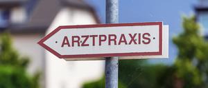 Praxis in Brandenburg, wo vielerorts Ärzte fehlen.