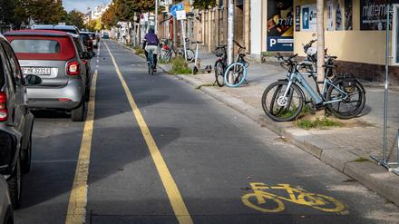 Der Radweg auf der Kantstraße sorgte für Beruhigung vor Christoph Martis Balkon. 