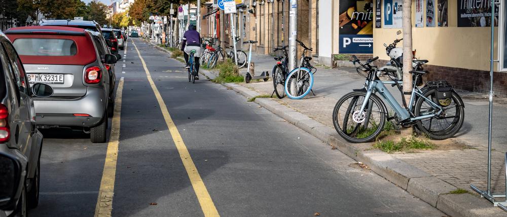 Der Radweg auf der Kantstraße sorgte für Beruhigung vor Christoph Martis Balkon. 
