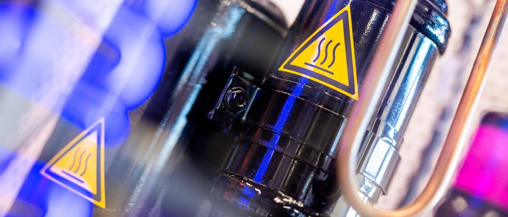 Die Nachfrage nach Wärmepumpen ist im ersten Halbjahr deutlich zurückgegangen.