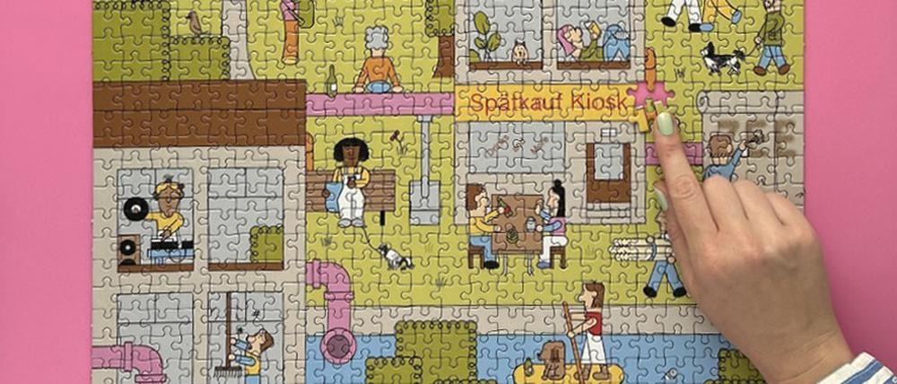 So bunt wie Berlin: das neue Hauptstadt-Puzzle von Sundays.