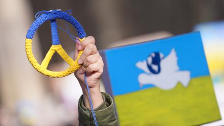 Solidarität mit der Ukraine: Der Wunsch, den Menschen in der Partnerstadt Charkiw zu helfen, ist in Steglitz-Zehlendorf groß.
