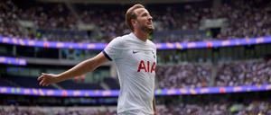 Heißsporn. Harry Kane während des Freundschaftsspiels gegen Schachtar Donezk. Die Spurs haben ein Angebot der Bayern jüngst abgelehnt. 