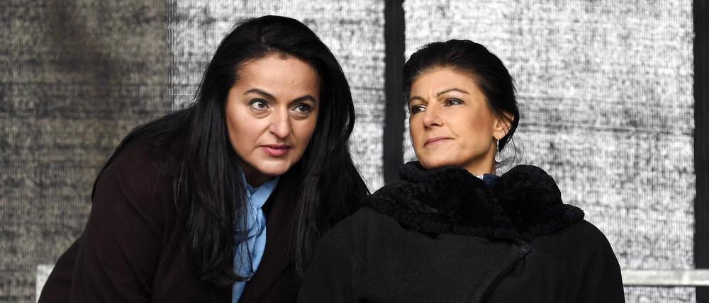 Sevim Dagdelen und Sahra Wagenknecht