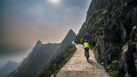 Eine der spektakulärsten Bikepackingrouten aus dem Buch „Tour de Rad“: die Hà Giang Loop in Vietnam.