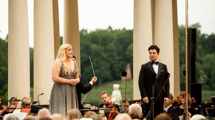 Operngala bei der Kammeroper Schloss Rheinsberg 2023 mit Marta Fridriksdottir und Ido Beit-Halachmi.
