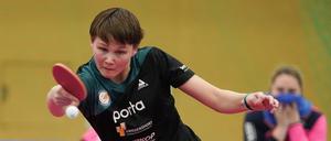 Nina Mittelham will mit dem TTC Eastside trotz der Hinspiel-Niederlage ins Halbfinale einziehen.
