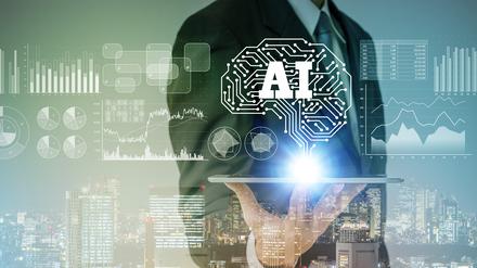 AI (Artificial Intelligence) kann in begrenztem Umfang beim Investieren helfen.