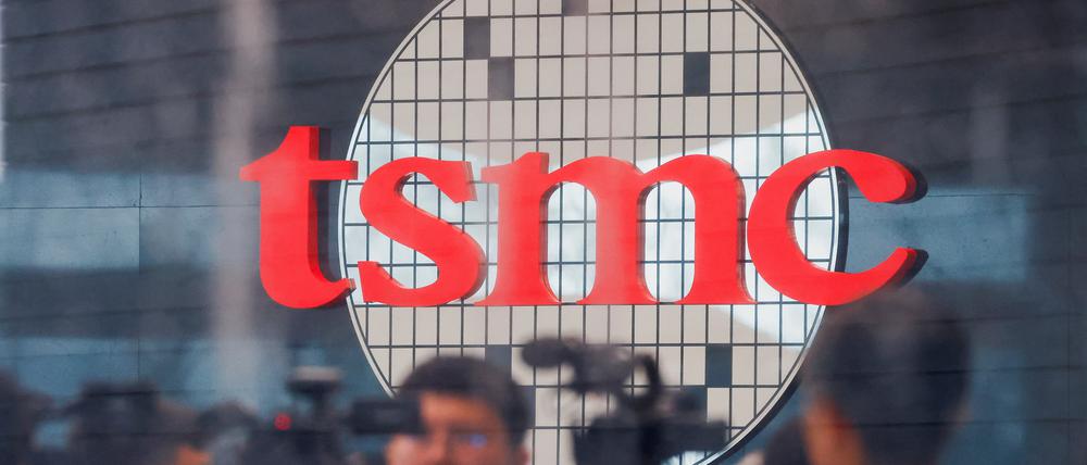 Logo von TSMC in Taiwan