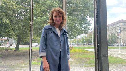 Lisa Hoffmann in der Universität der Künste, unweit des Ernst-Reuter-Platz.