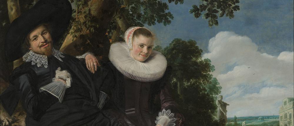 Frans Hals, Porträt eines Paares, vermutlich Isaac Abrahamsz Massa und Beatrix van der Laen, um 1622, Amsterdam, Rijksmuseum.