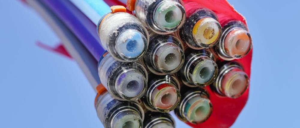 In Deutschland haben nur 19 Prozent der Haushalte Glasfaseranschlüsse.