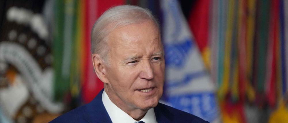 US-Präsident Joe Biden hat China wegen seiner wirtschaftlichen Herausforderungen als „tickende Zeitbombe“ bezeichnet (Archivbild).