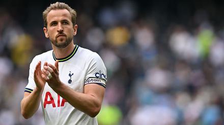 Harry Kane noch im Tottenham-Trikot.