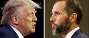 Duell zwischen Sonderermittler und Angeklagten. Jack Smith und Ex-Präsident Donald Trump.