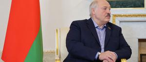 Belarus’ Präsident Alexander Lukaschenko Ende Juli in St. Petersburg.