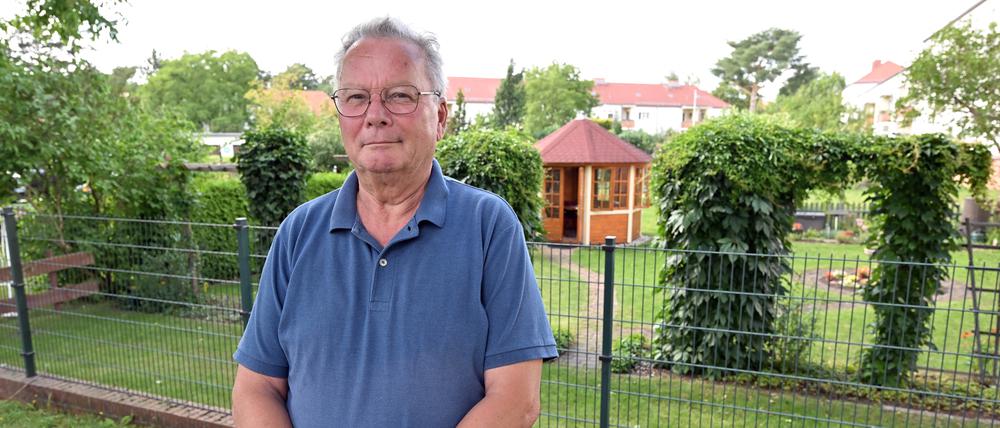 Wolfgang Zeidler vom Kreisverband Potsdam der Garten- und Siedlerfreunde e.V.