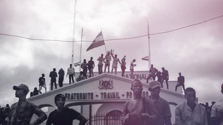 Am nigrischen Unabhängigkeitstag am 3. August versammelten sich wenige Tage nach dem Putsch Hunderte von Menschen, die den Staatsstreich in Niger unterstützen, zu einer Kundgebung in der Hauptstadt Niamey.