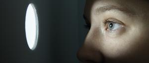 Ein neugieriger Blick (Symbolbild)