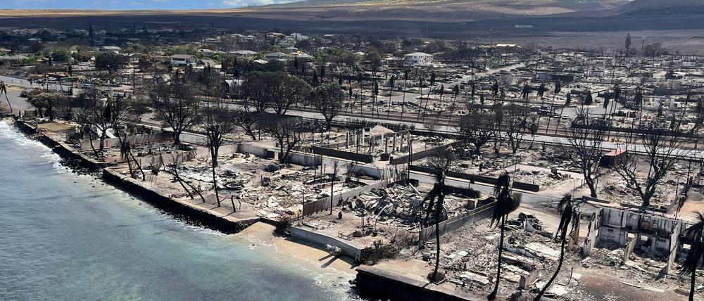 Das zerstörte Laihaina auf Maui.