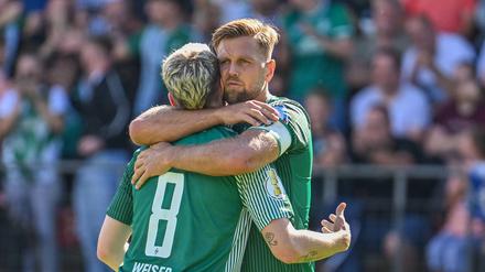 Niclas Füllkrug und seine Mannschaft vor dem Pokal-Aus am Samstag gegen Viktoria Köln.