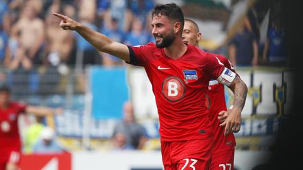 Geht doch. Marco Richter erzielte beim 5:0 in Jena zwei Tore.