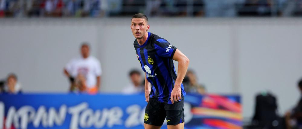 Will in die Bundesliga. Robin Gosens im Trikot von Inter.