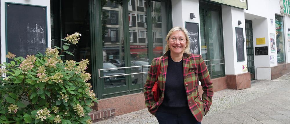 Yulia Romahn schenkt bald georgische Weine im früheren Lokal „Besenwirtschaft“ aus.