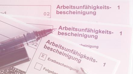 Krankschreibungen (Symbolfoto)