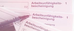 Krankschreibungen (Symbolfoto)